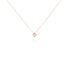 SUSANN Damen Collier Silber rosevergoldet 925 Zirkonia Wei&szlig; 0,18 ct