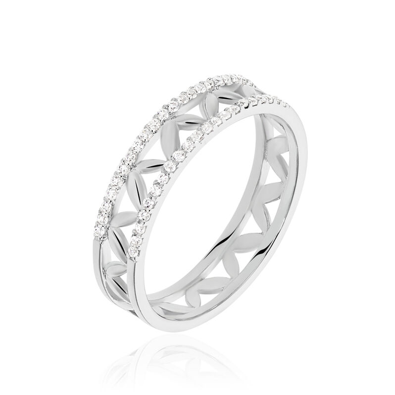 Damenring Silber 925 Zirkonia  - Ringe mit Stein Damen | OROVIVO