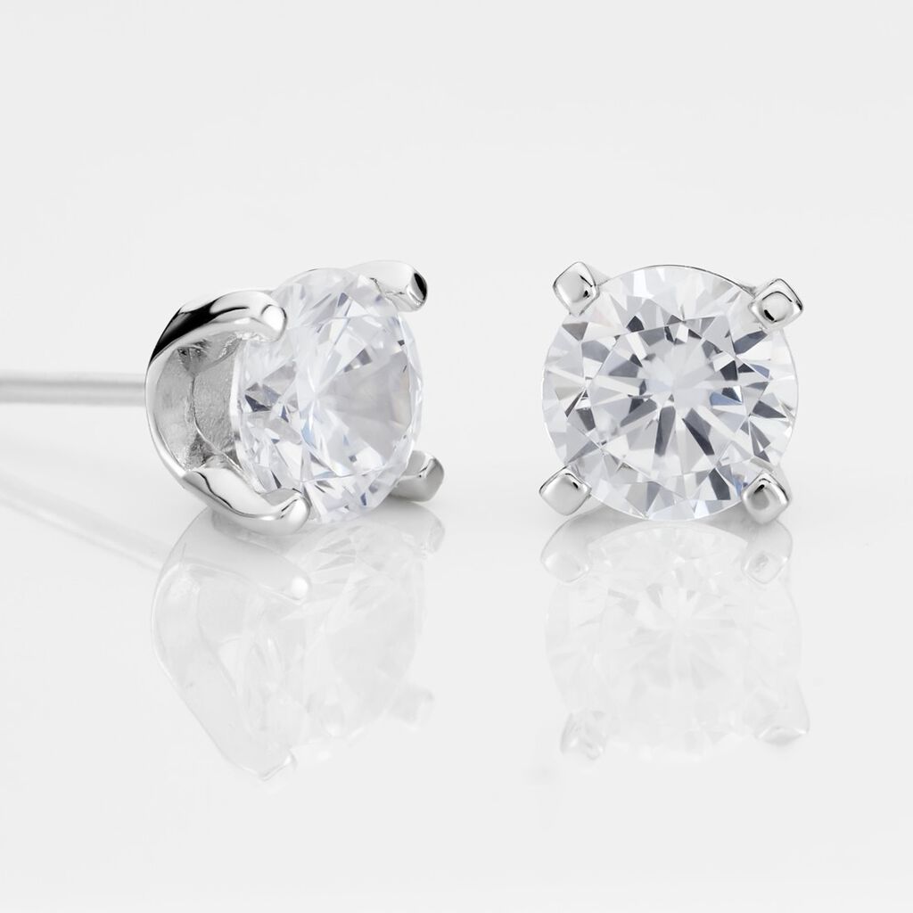 LENNJA Damen Ohrstecker Silber 925 Zirkonia ---