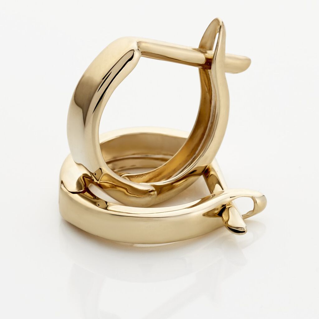 Damen Creolen Gold 375 - Creolen  | OROVIVO