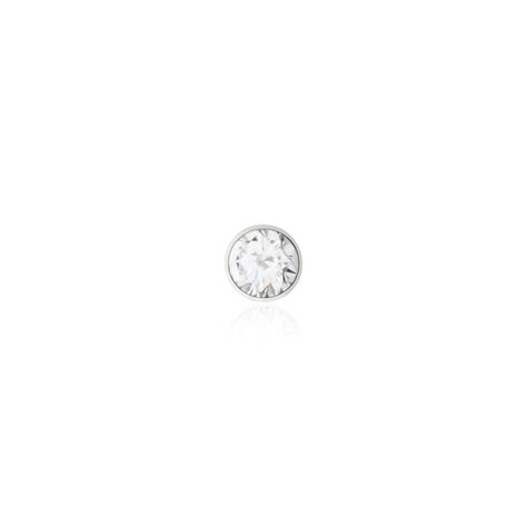 Damen Ohrstecker Single Silber 925 Zirkonia - Ohrstecker Damen | OROVIVO