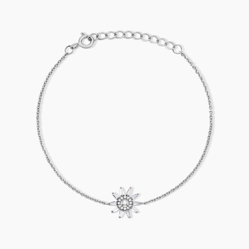 Bracelet Lysette Argent Weiss Oxyde De Zirconium - Spannringe Damen | OROVIVO