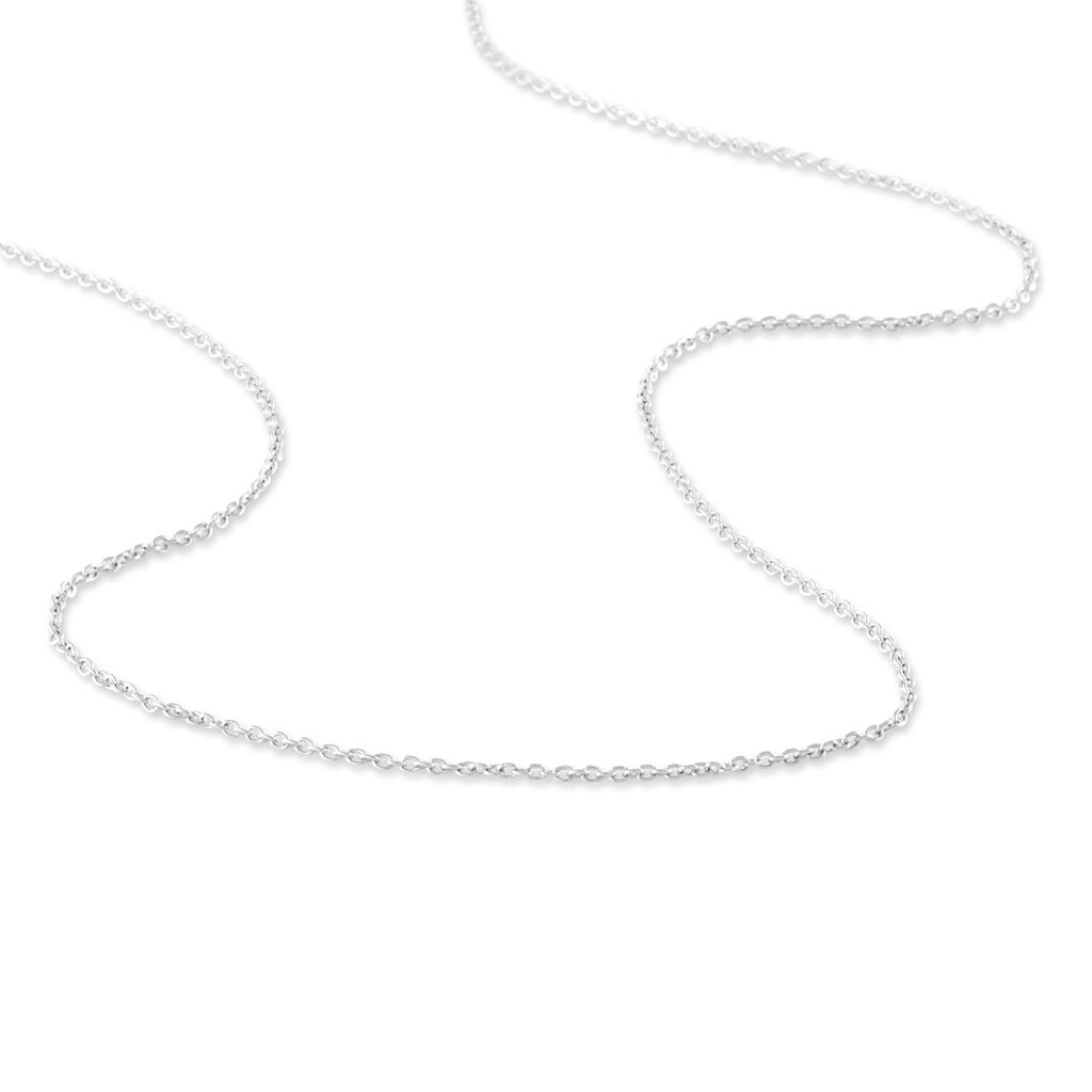 Chaîne Ilda Maille Forçat Limee Or Blanc - Spannringe Damen | OROVIVO