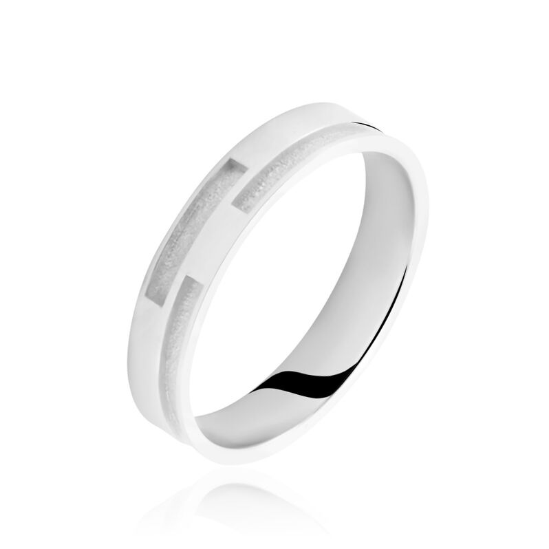 Alliance Kristofer Argent Weiss - Spannringe Herren | OROVIVO