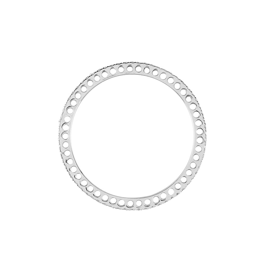 Alliance Or Weiss Et Diamants - Spannringe Damen | OROVIVO