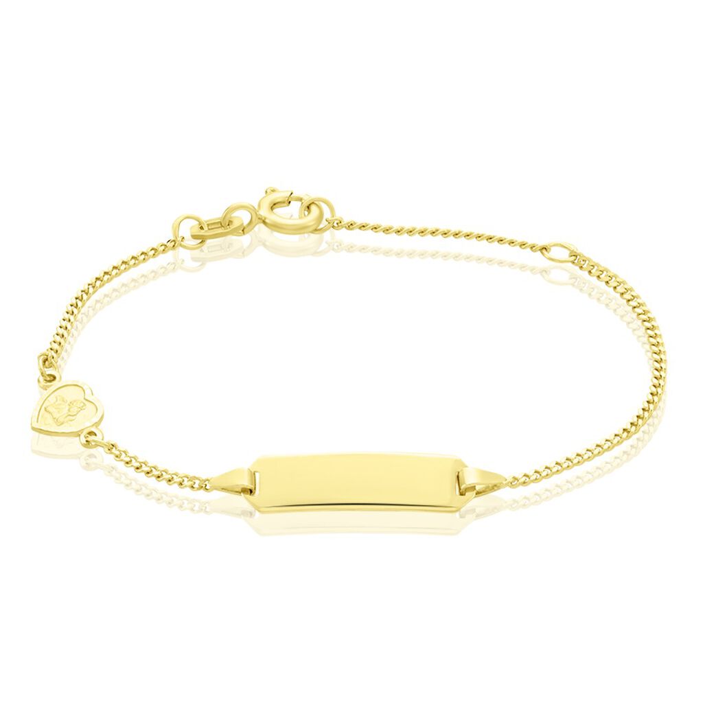 Kinder Id Armband Gold 375 Schutzengel - Armbänder mit Gravur Kinder | OROVIVO