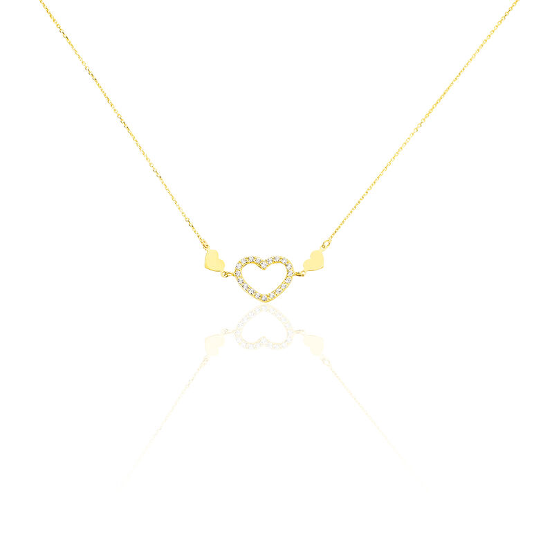 Collier Oleanne Or Jaune Oxyde De Zirconium - Spannringe Damen | OROVIVO