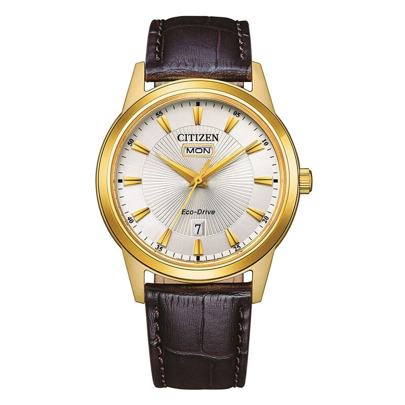 CITIZEN Damenuhr Leder AW0102-13AE Quarz - Armbanduhren Herren | OROVIVO