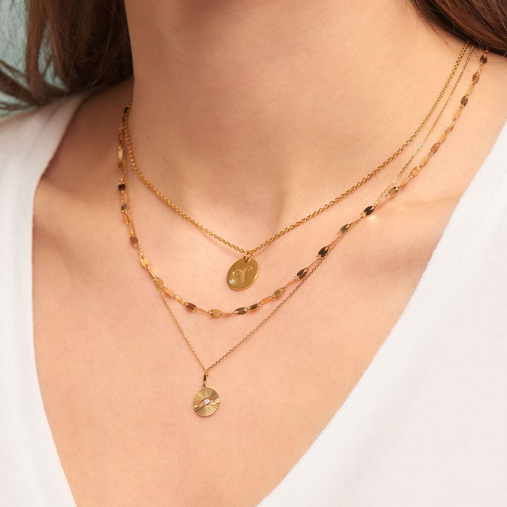 Damen Luminakette Gold 375  - Sommerschmuck Damen | OROVIVO
