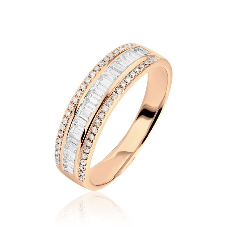 Bague Eugenie Or Rose Diamant - Spannringe Damen | OROVIVO