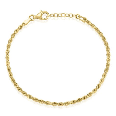 KOLETTE Damen Armband Silber vergoldet 925 B 2,6 mm
