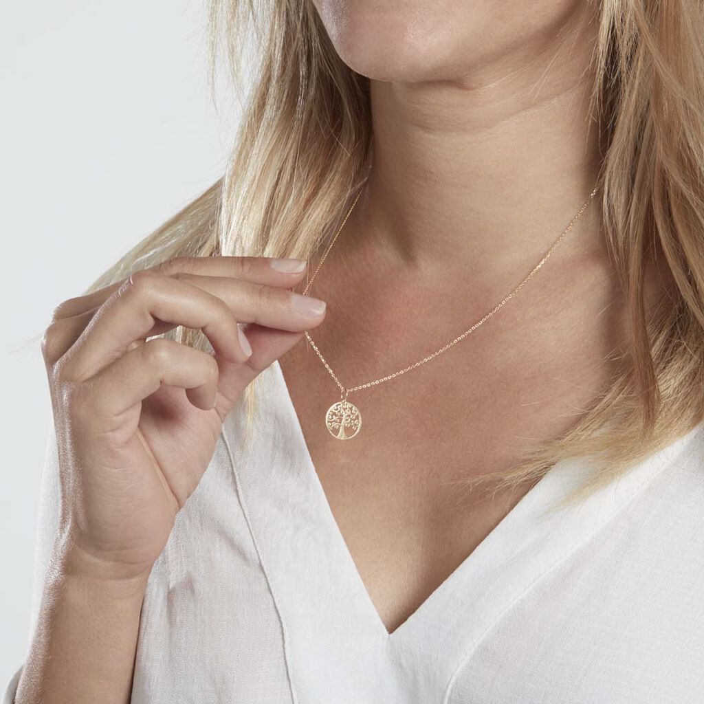 Anhänger Gold 375 Lebensbaum  - Schmuckanhänger Damen | OROVIVO
