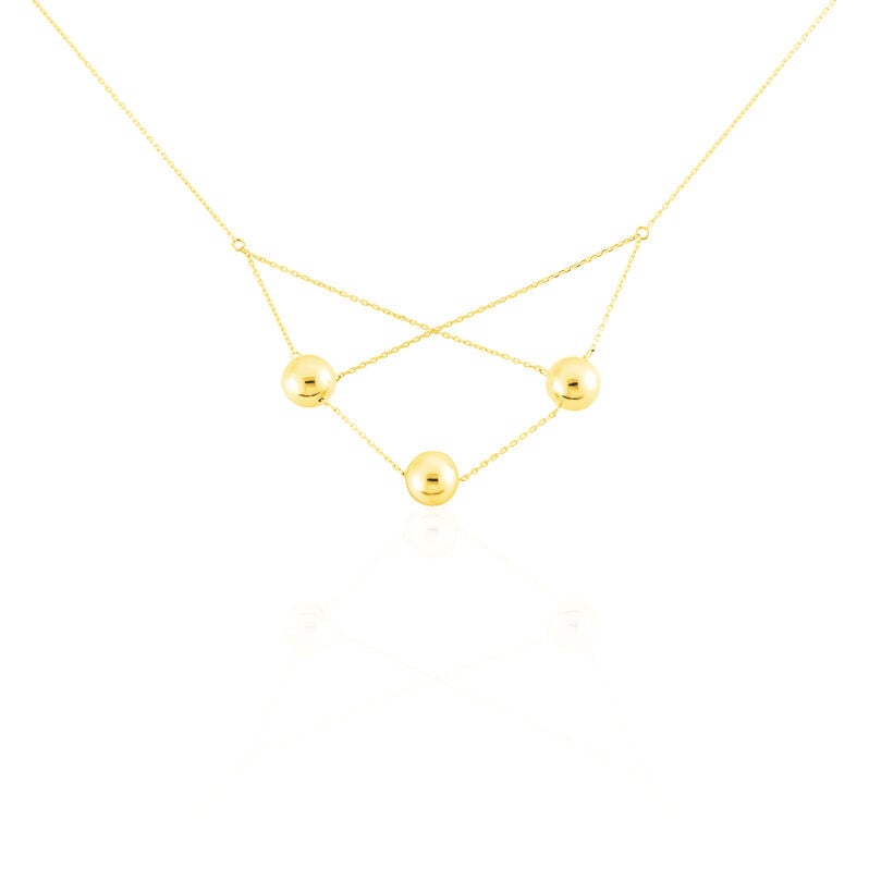 MARY Damen Collier Gold 375 (9 Karat) Ball - Halsketten Damen | OROVIVO