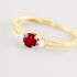 ELISABETH Damen Ring Gold 585 (14 Karat) Rubin Rot 0,33 ct
