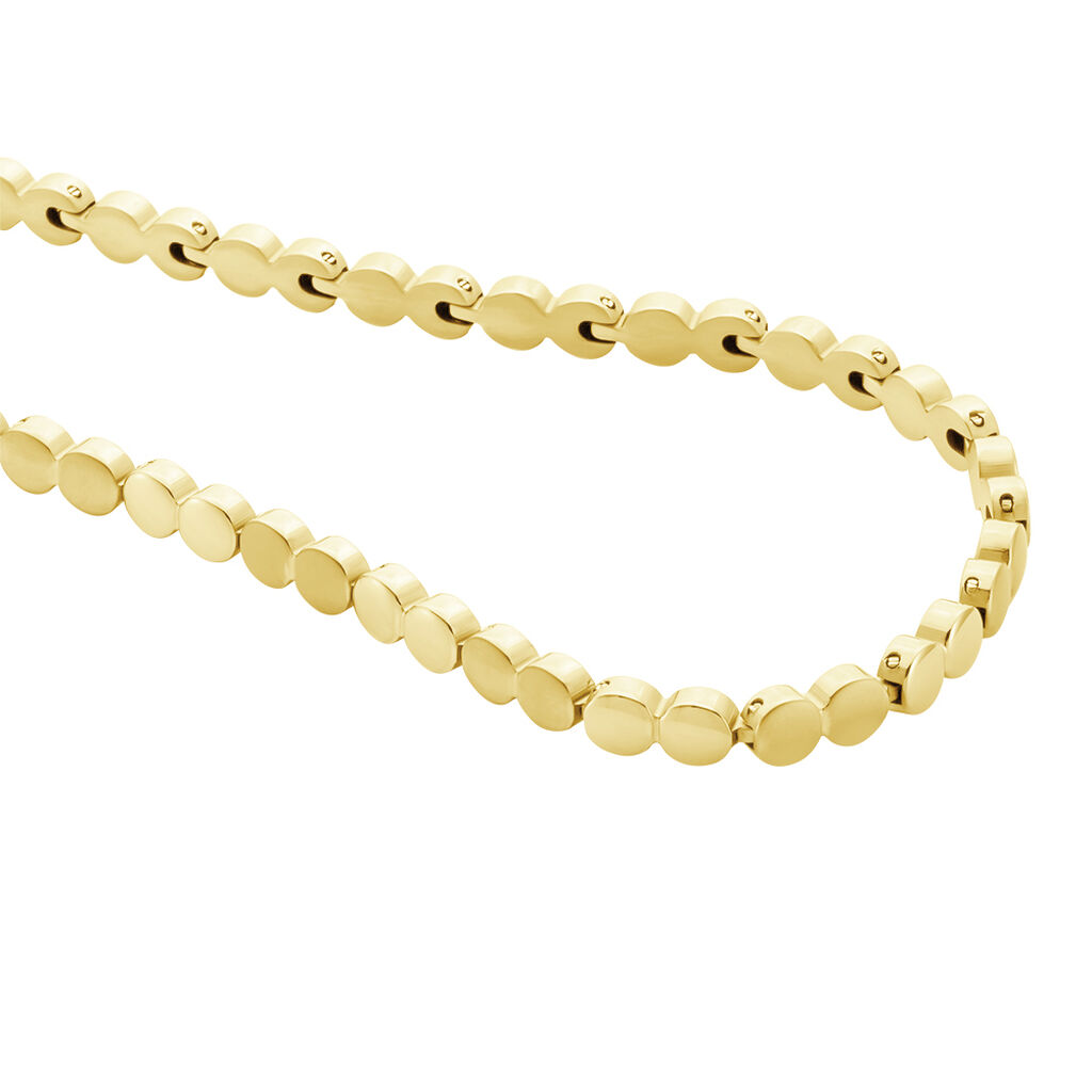 Damen Collier Titan vergoldet Ilse  4,90mm  - Halsketten Damen | OROVIVO