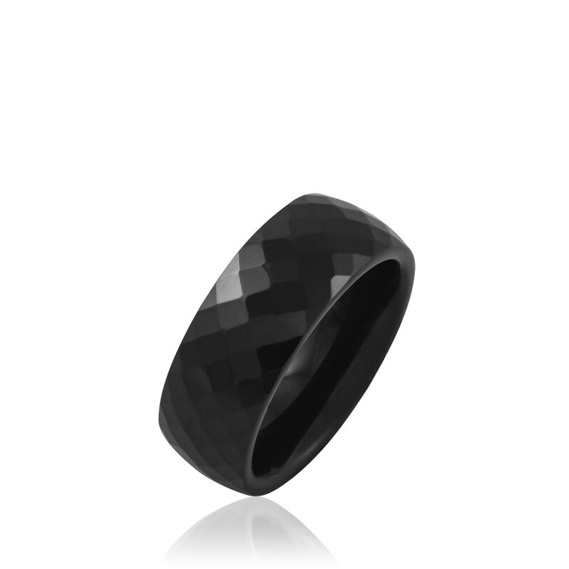 Bague Marichka Ceramique Noir Céramique - Spannringe Damen | OROVIVO