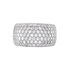 KERANA Damen Ring Silber 925 Zirkonia Wei&szlig; 1,96 ct B 11,15 mm