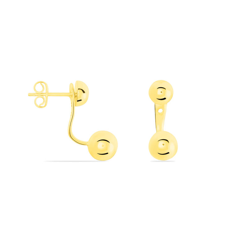 Bijoux D'oreille Or Jaune Boules - Spannringe Damen | OROVIVO