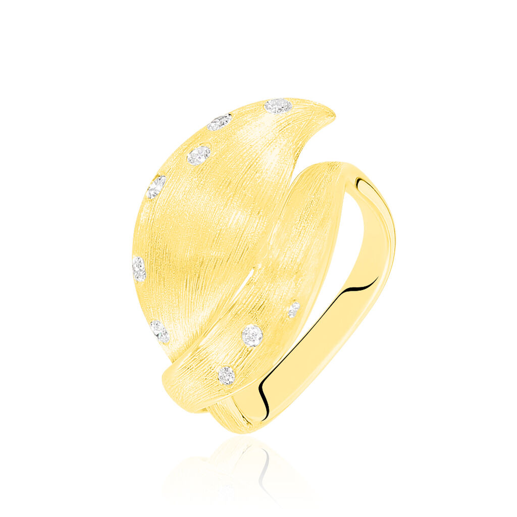 Damenring Gold 750 Diamanten 0,218ct -  Damen | OROVIVO