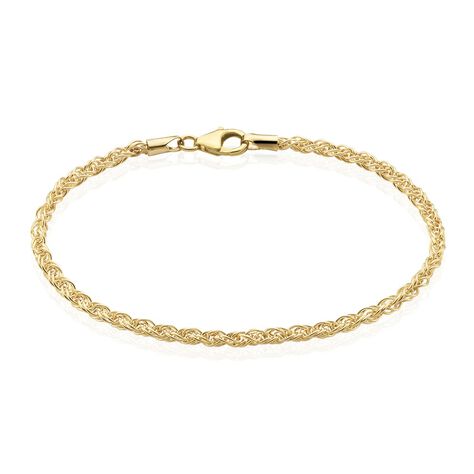 Damenarmband Kordelkette Gold 375 gedreht  - Armketten Damen | OROVIVO