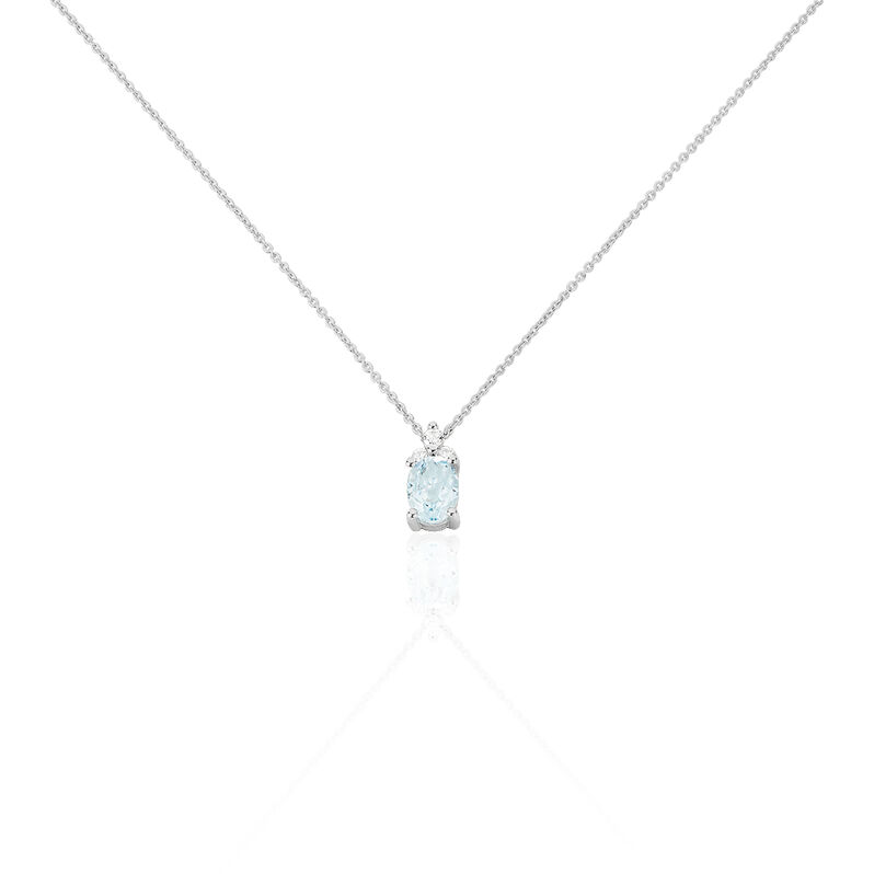 Collier Anaid Or Weiss Topaze Oxydes - Spannringe Damen | OROVIVO