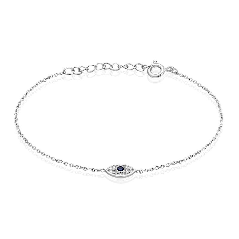 Bracelet Josue Argent Weiss Oxyde De Zirconium - Spannringe Damen | OROVIVO
