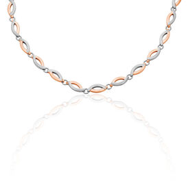 Boccia Damen Collier Titan Bicolor Vergoldet - Ketten ohne Stein Damen | OROVIVO