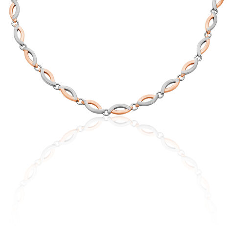 Boccia Damen Collier Titan Bicolor Vergoldet - Halsketten Damen | OROVIVO