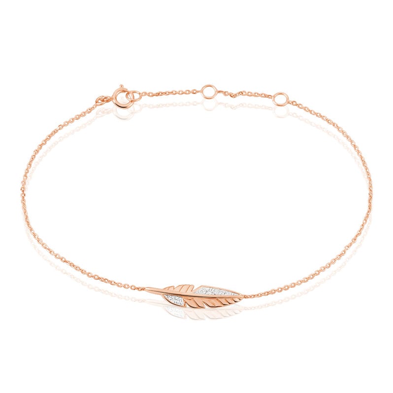 Bracelet Or Rose Clodie - Spannringe Damen | OROVIVO