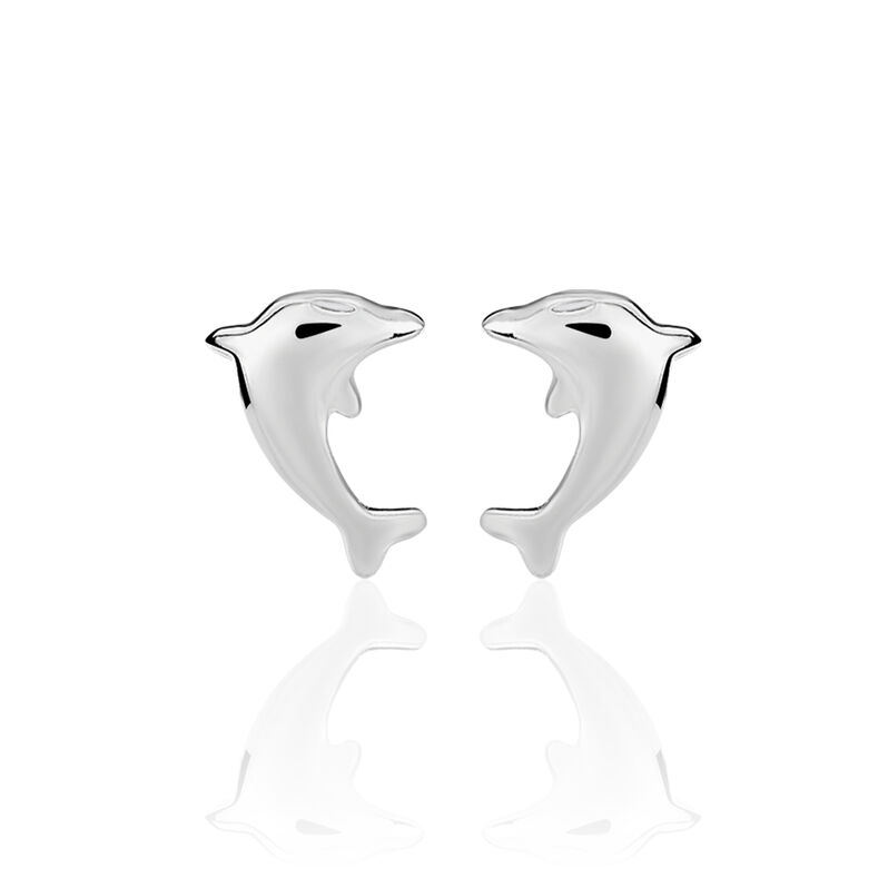 Kinder Ohrstecker Silber 925 Delfin Flippy - Ohrstecker Kinder | OROVIVO