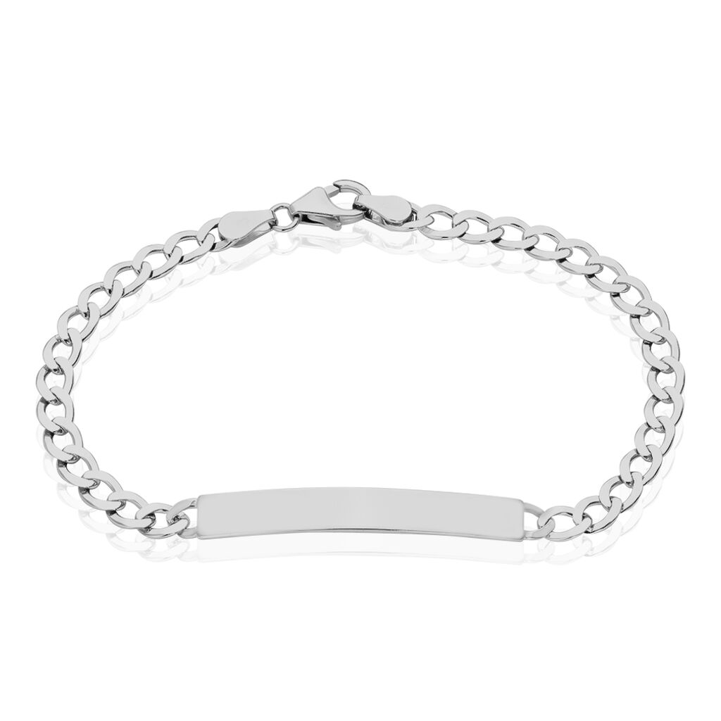 Unisex Id Armband Panzerkette Silber 925  - Armbänder mit Gravur Unisex | OROVIVO