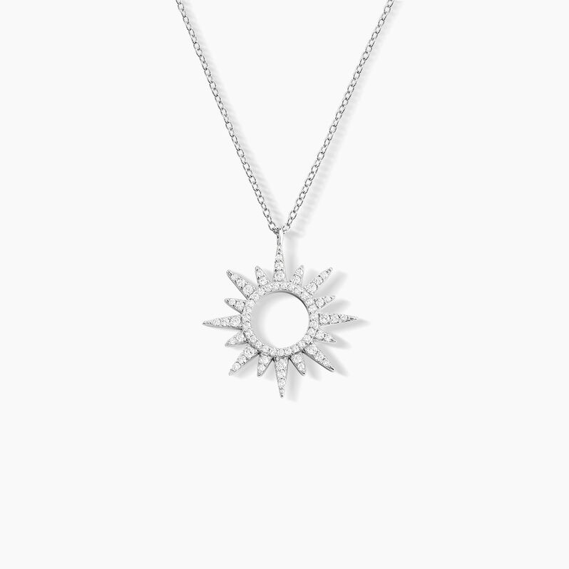 Collier Anaiz Argent Soleil Oxydes - Spannringe Damen | OROVIVO