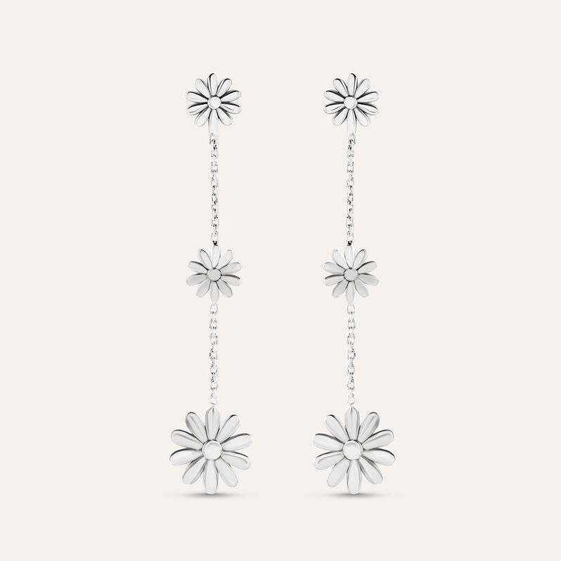 Orecchini Pendenti Silver Collection Argento Rodiato - Spannringe Damen | OROVIVO