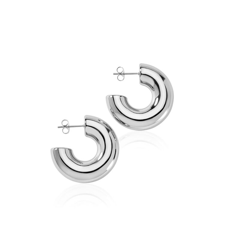 Damen Creolen Edelstahl Serenity 8,60mm - Creolen Damen | OROVIVO