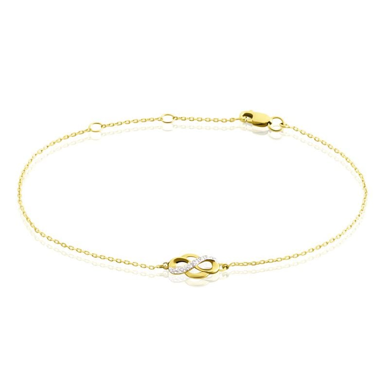 Bracelet Adda Or Jaune Diamant - Spannringe Damen | OROVIVO