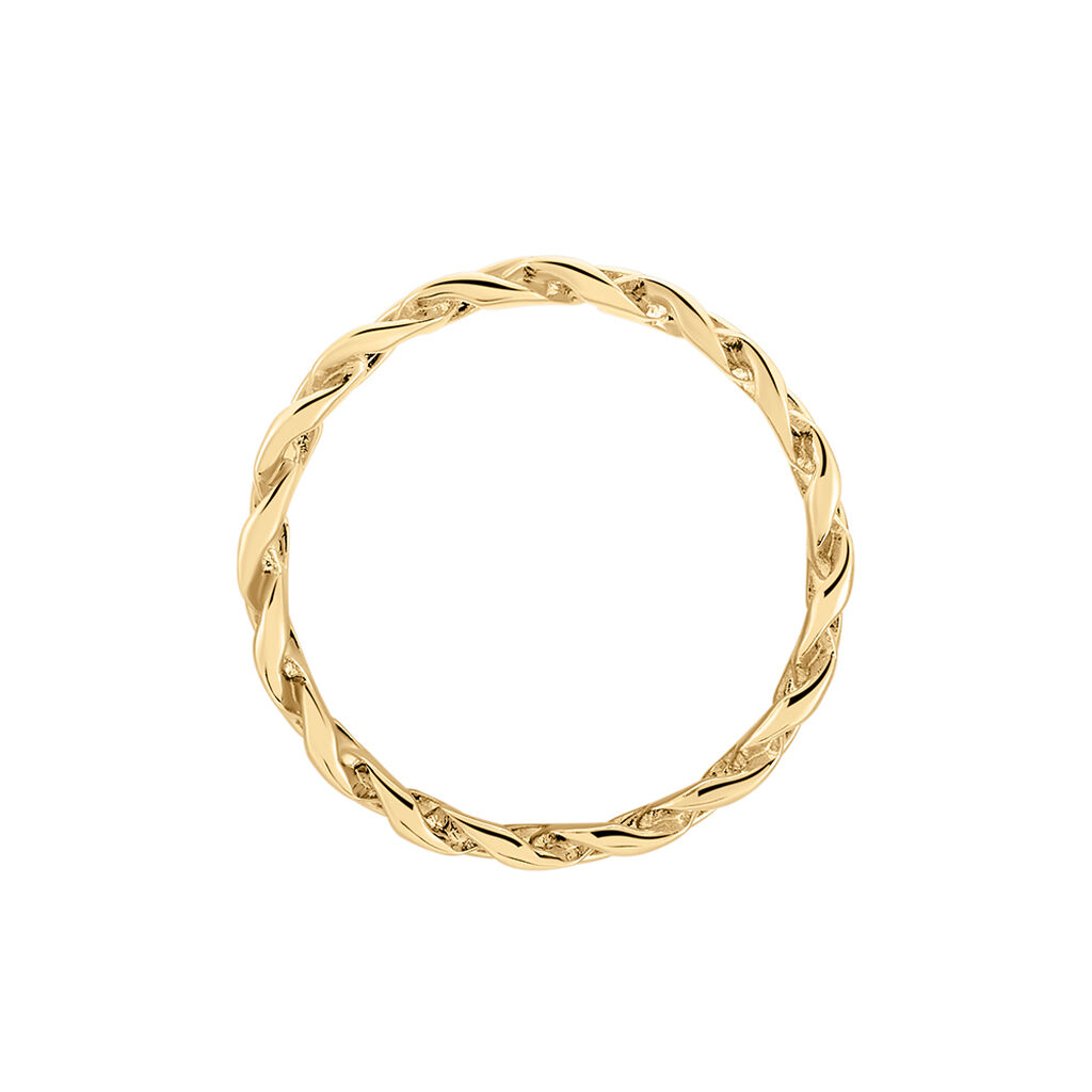 Damen Ring Vergoldet Ohne Stein Soleil  - Ringe Damen | OROVIVO