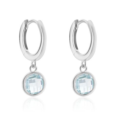 Damen Creolen Silber 925 rhodiniert Zirkonia - Creolen Damen | OROVIVO