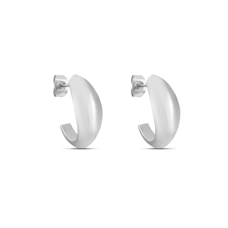 Orecchini A Cerchio Moonlight Acciaio - Spannringe Damen | OROVIVO