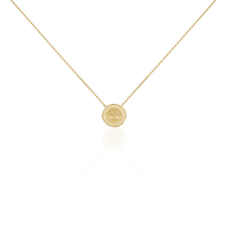 Collier Plaque Or Jaune Aziliza - Spannringe Damen | OROVIVO