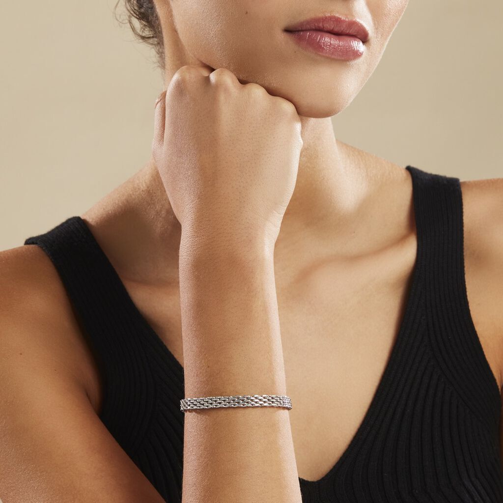Damenarmband Edelstahl geflochten - Armbänder Damen | OROVIVO