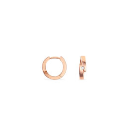 Damen Creolen Silber 925 Rosé Vergoldet 15mm - Creolen Damen | OROVIVO