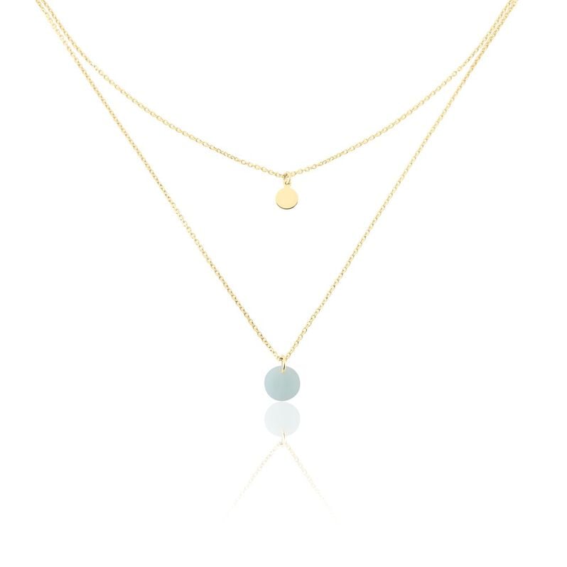 Collier Celosy Or Jaune Amazonite - Spannringe Damen | OROVIVO