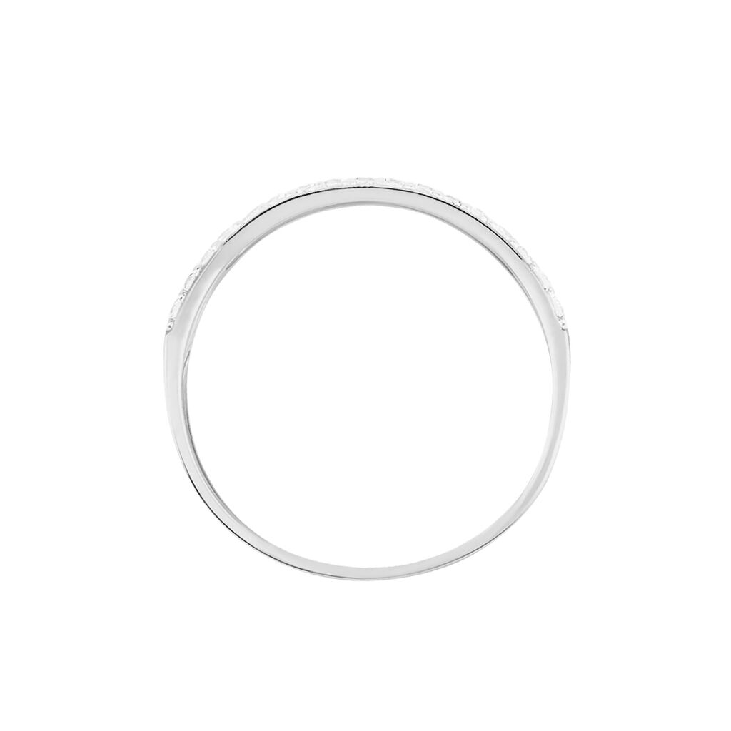 KATIANA Damen Ring Wei&szlig;gold 375 (9 Karat) Zirkonia Wei&szlig; 0,27 ct