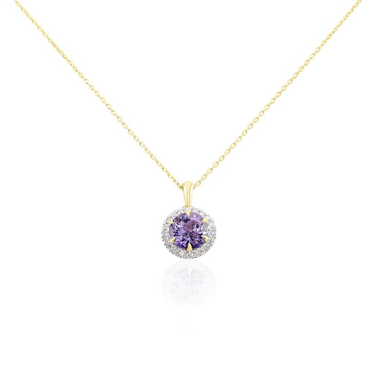 Damen Kette Gold 585 Tansanit Blau 1,56ct Catherine - Halsketten Damen | OROVIVO