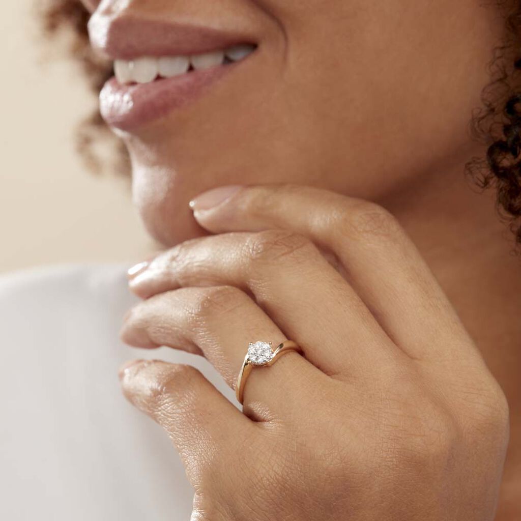 Solitaire Or Et Diamant - Spannringe Damen | OROVIVO
