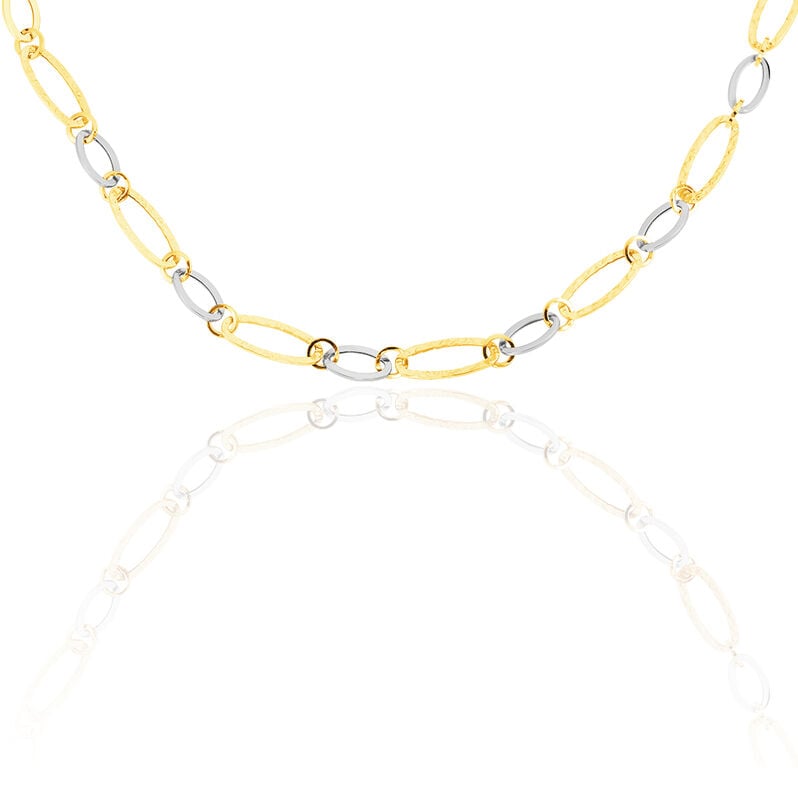 Damen Kette Gold Bicolor 375 (9 Karat) - Halsketten Damen | OROVIVO