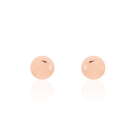 Damen Ohrstecker Roségold 375 Kugel 7mm Fidelia - Ohrstecker Damen | OROVIVO