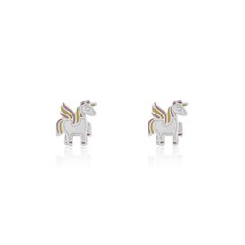 Kinder Ohrstecker Silber 925 Einhorn - Ohrstecker Kinder | OROVIVO