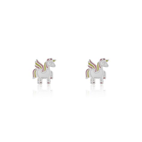Kinder Ohrstecker Silber 925 Einhorn - Ohrstecker Kinder | OROVIVO