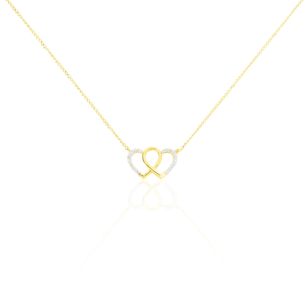Collier Belina Or Jaune Oxyde De Zirconium - Spannringe Damen | OROVIVO